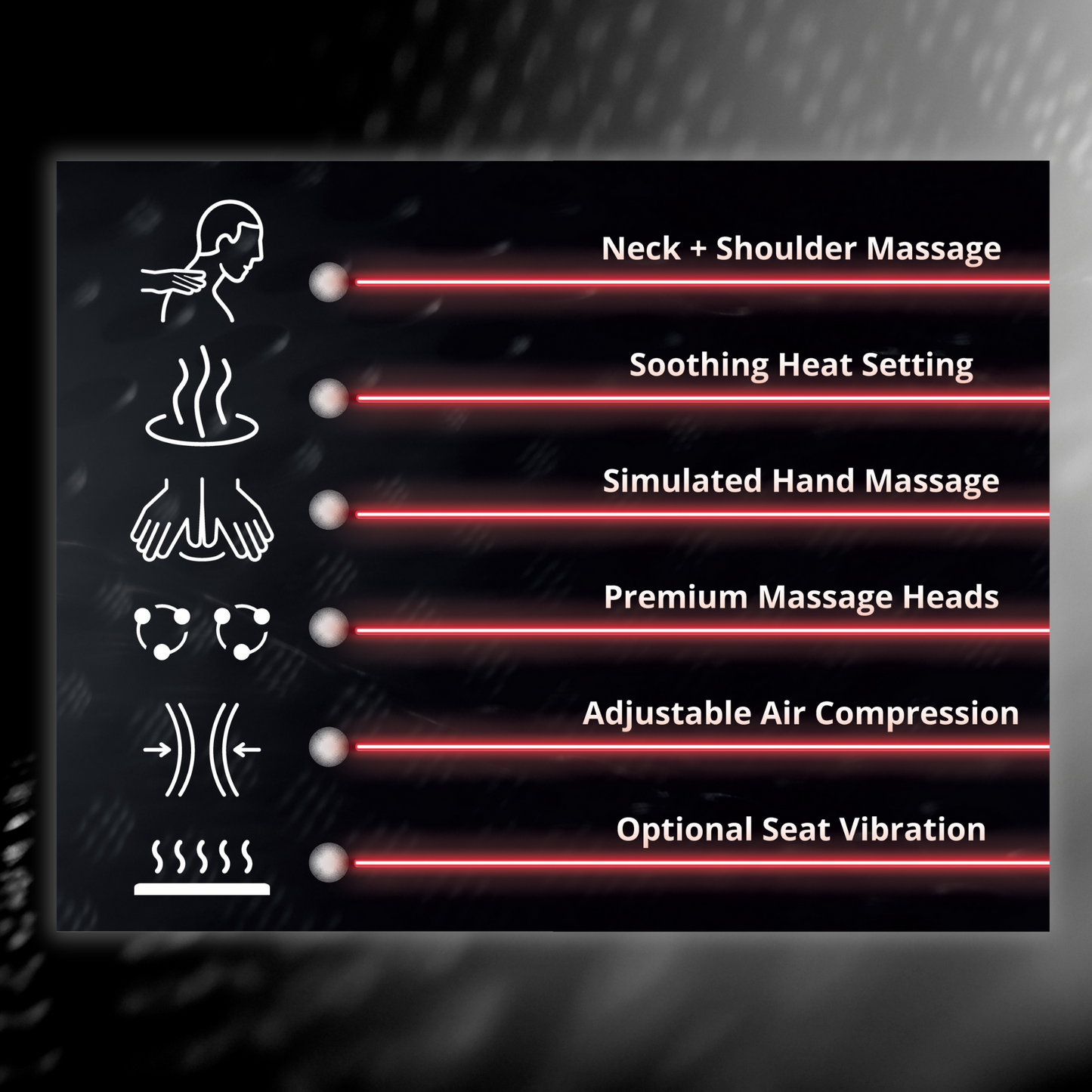 NEW! SerenityPRO Neck + Back Massager Seat