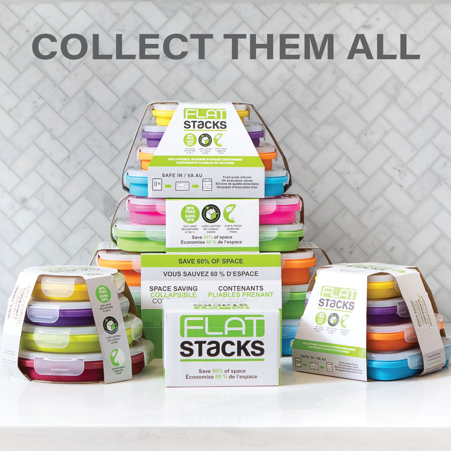 FLAT STACKS 3 PC. XL RECTANGLE SET