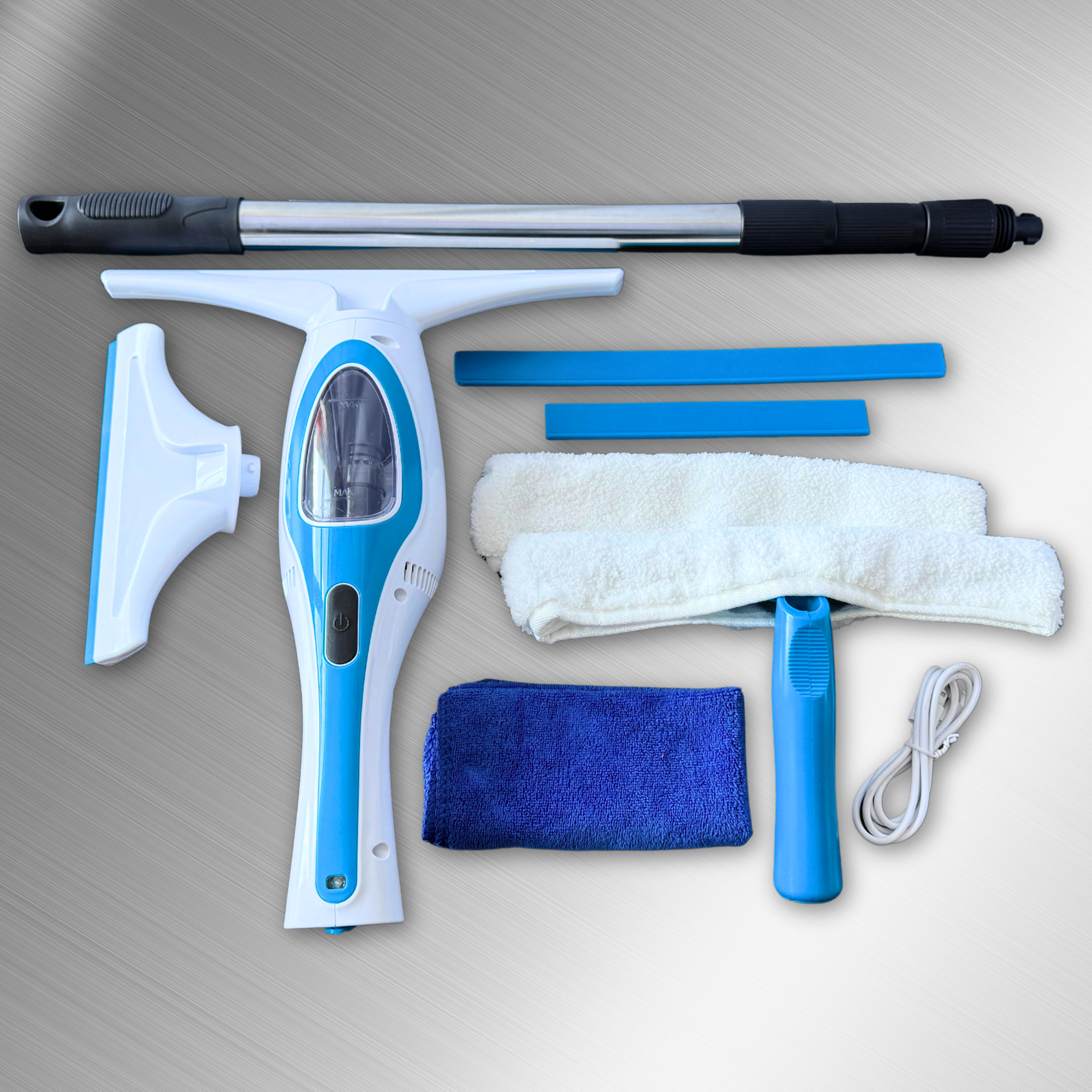 NEW! PowerBlade Silicone Vacuum Squeegee Kit