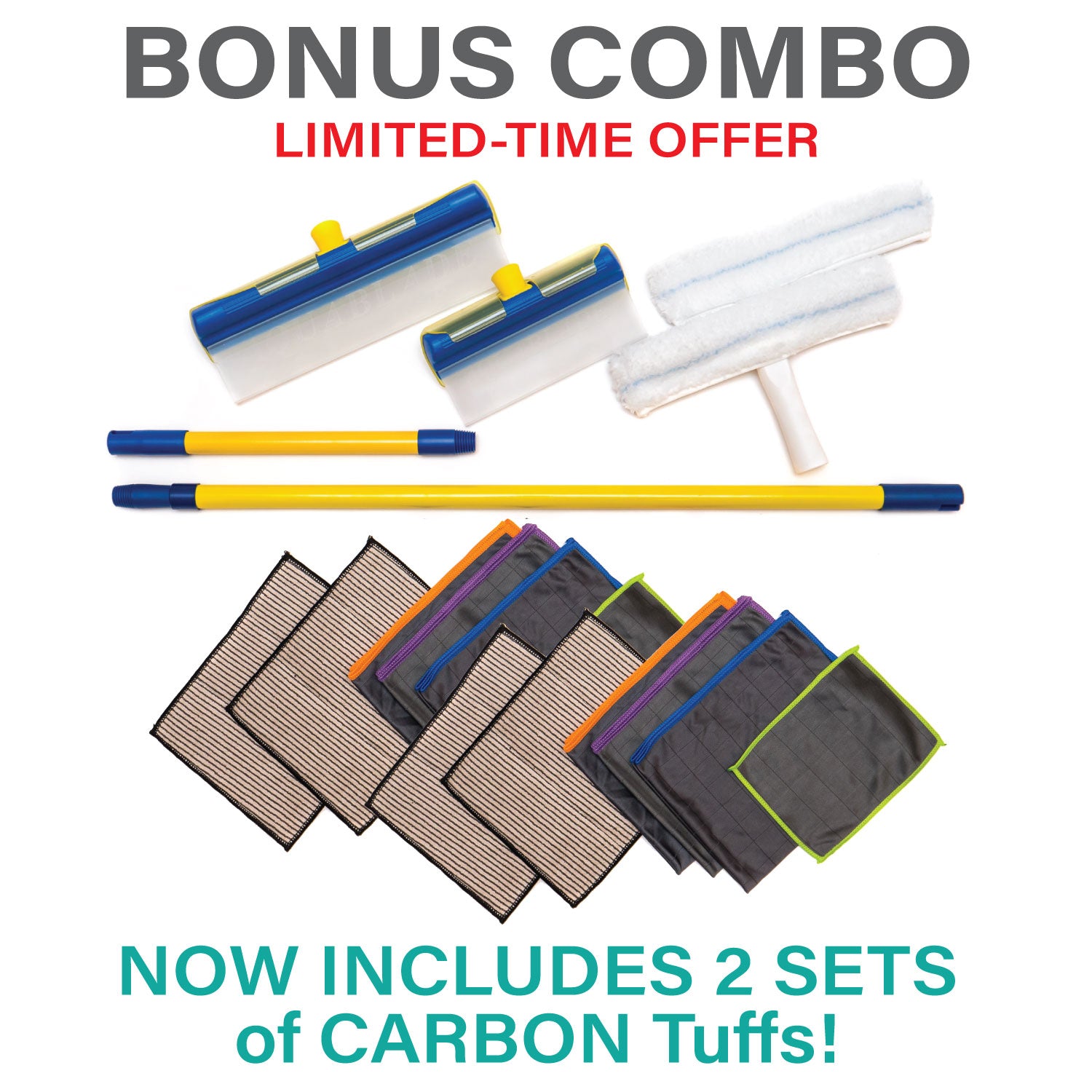 AquaBLADE + CARBON Tuff Cleaning Value Pkg. + BONUS Ocean Sales USA