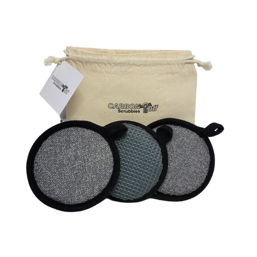 CARBON Tuff Scrubbies 3-Pack