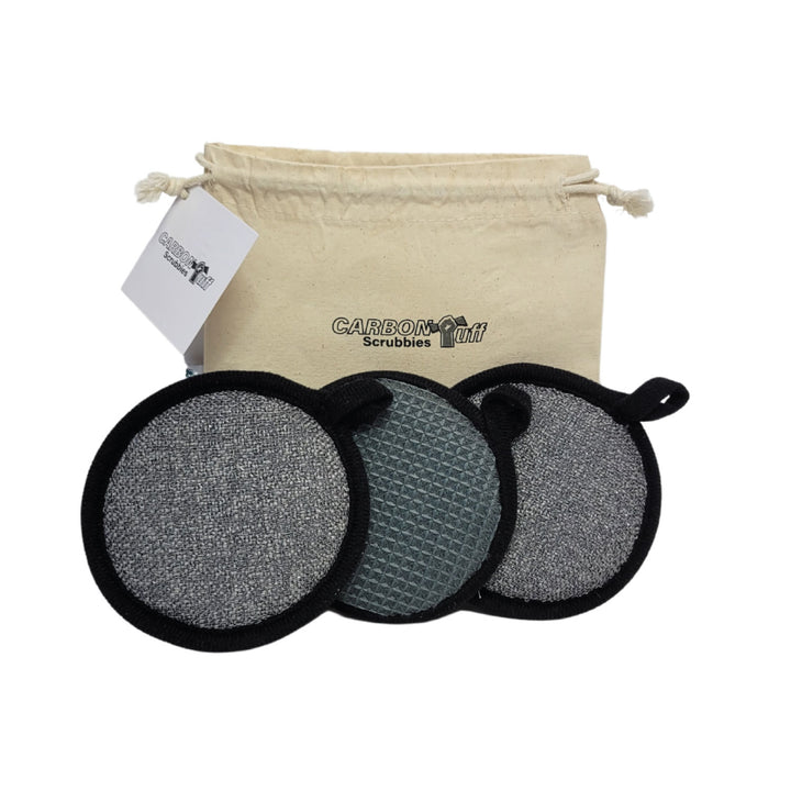 CARBON Tuff Scrubbies 3-Pack