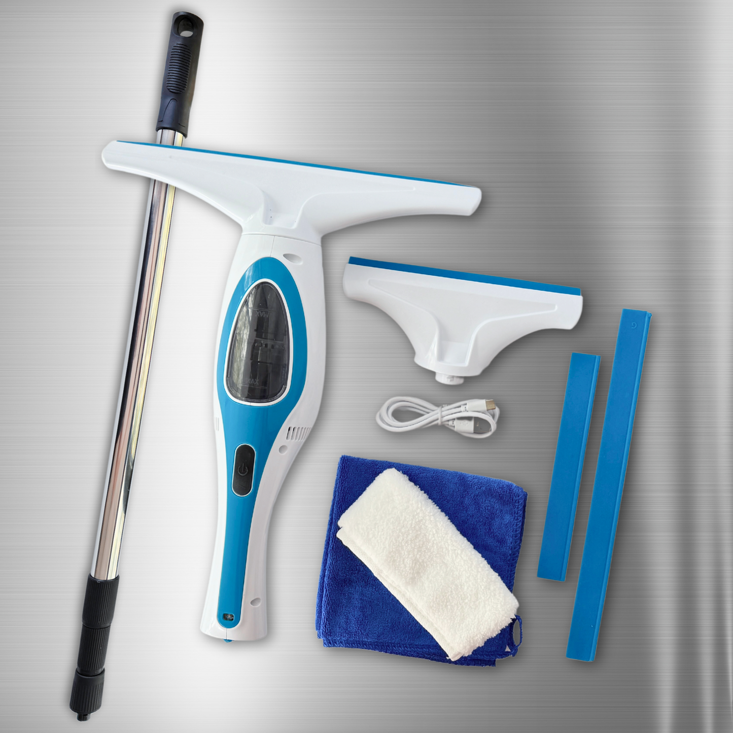 NEW! PowerBlade Silicone Vacuum Squeegee Kit