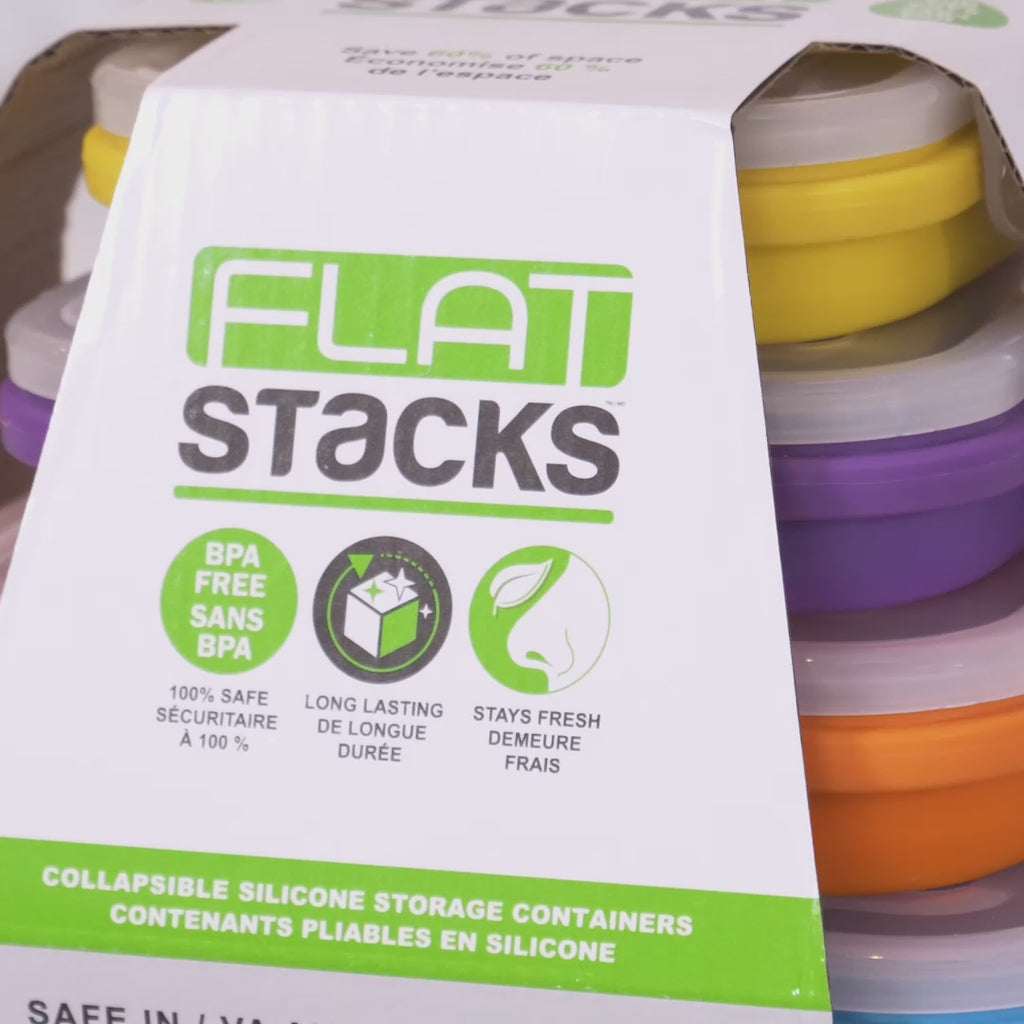 Flat Stacks Collapsible Storage Set (4-Piece Rectangle) – Farm