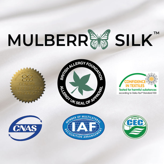 MULBERRY SILK MATTRESS PAD + PILLOW PROTECTORS